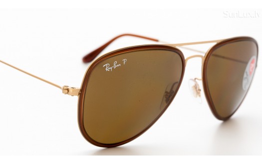 Ray-Ban Aviator Flat Metal Polarised (RB3513M 149/83 56mm) saules brilles